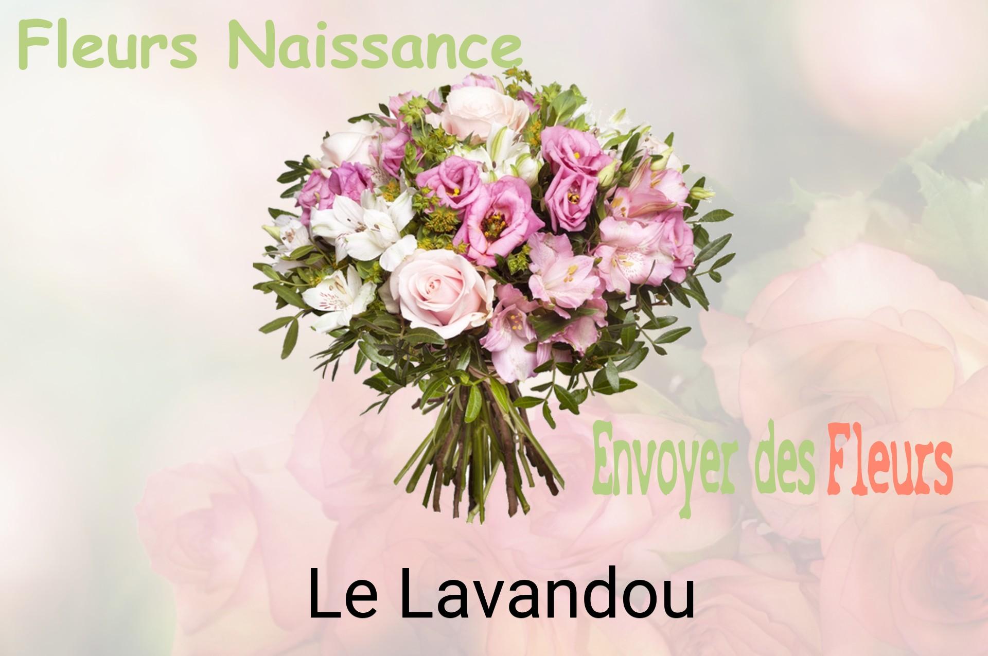 Bouquet de fleurs de naissance livré à Le Lavandou